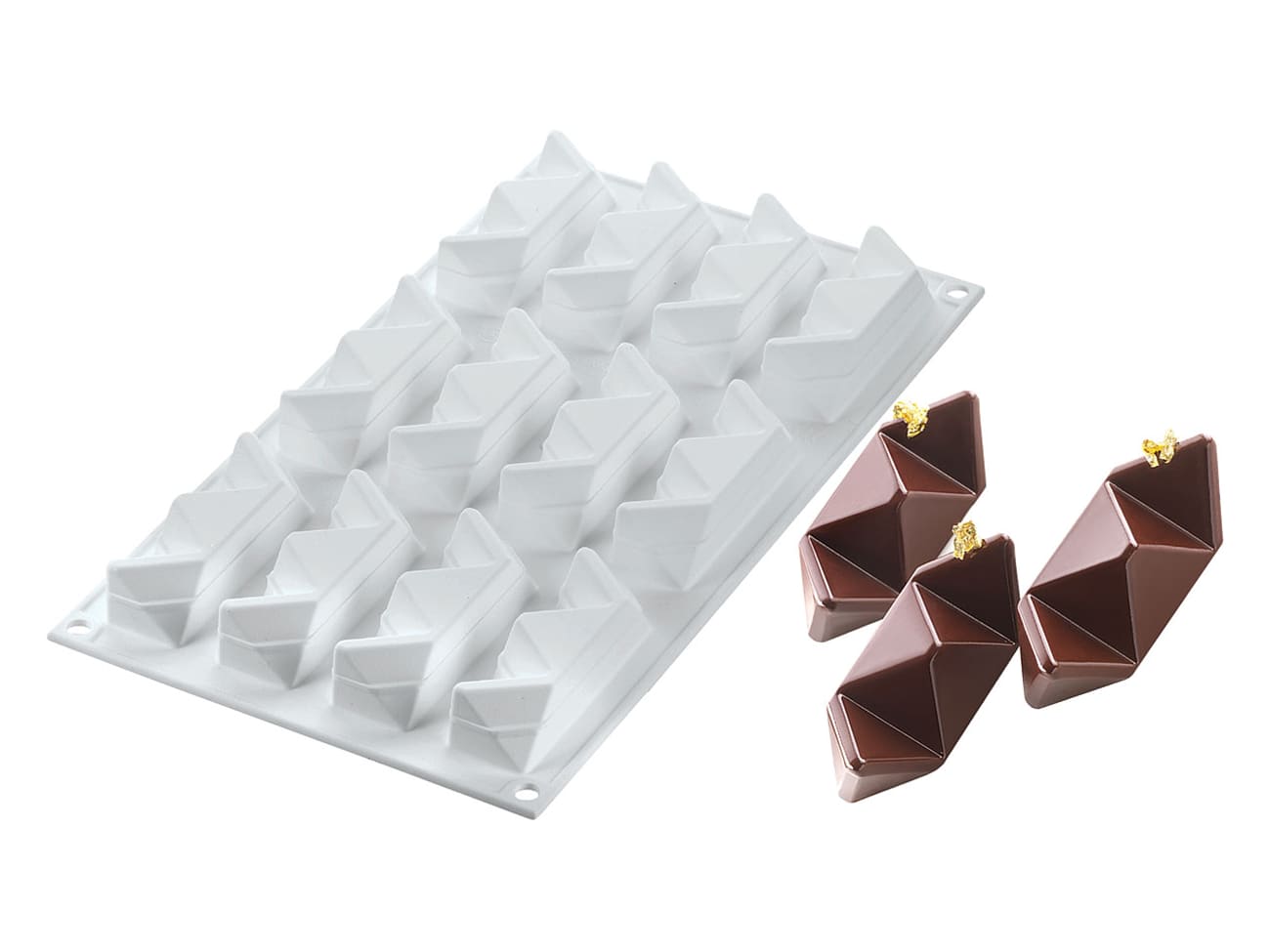 Moule silicone Star Game - Spécial chocolat - 30 x 17,5 cm - Silikomart