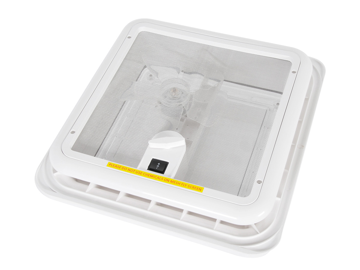 Obelink Panorama 28 x 28 dakluik met ventilator - white