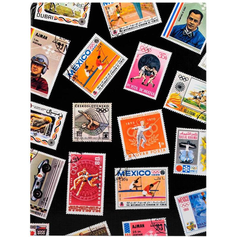 Album de timbres Sport 16 pages noires - 22,5x30,5 cm - Visuel