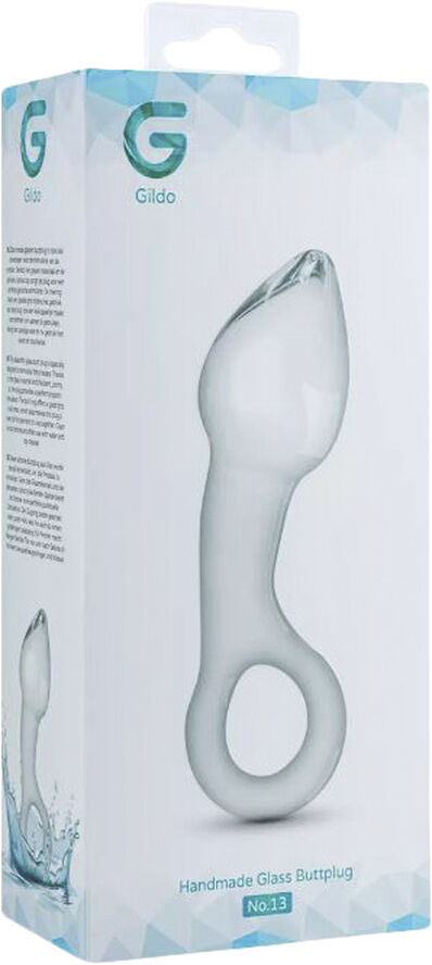 GILDO Glass Prostate Plug No. 13 Transparent