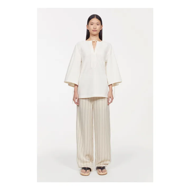 Rodebjer Blouse Manches Bouffantes Gala | Beige