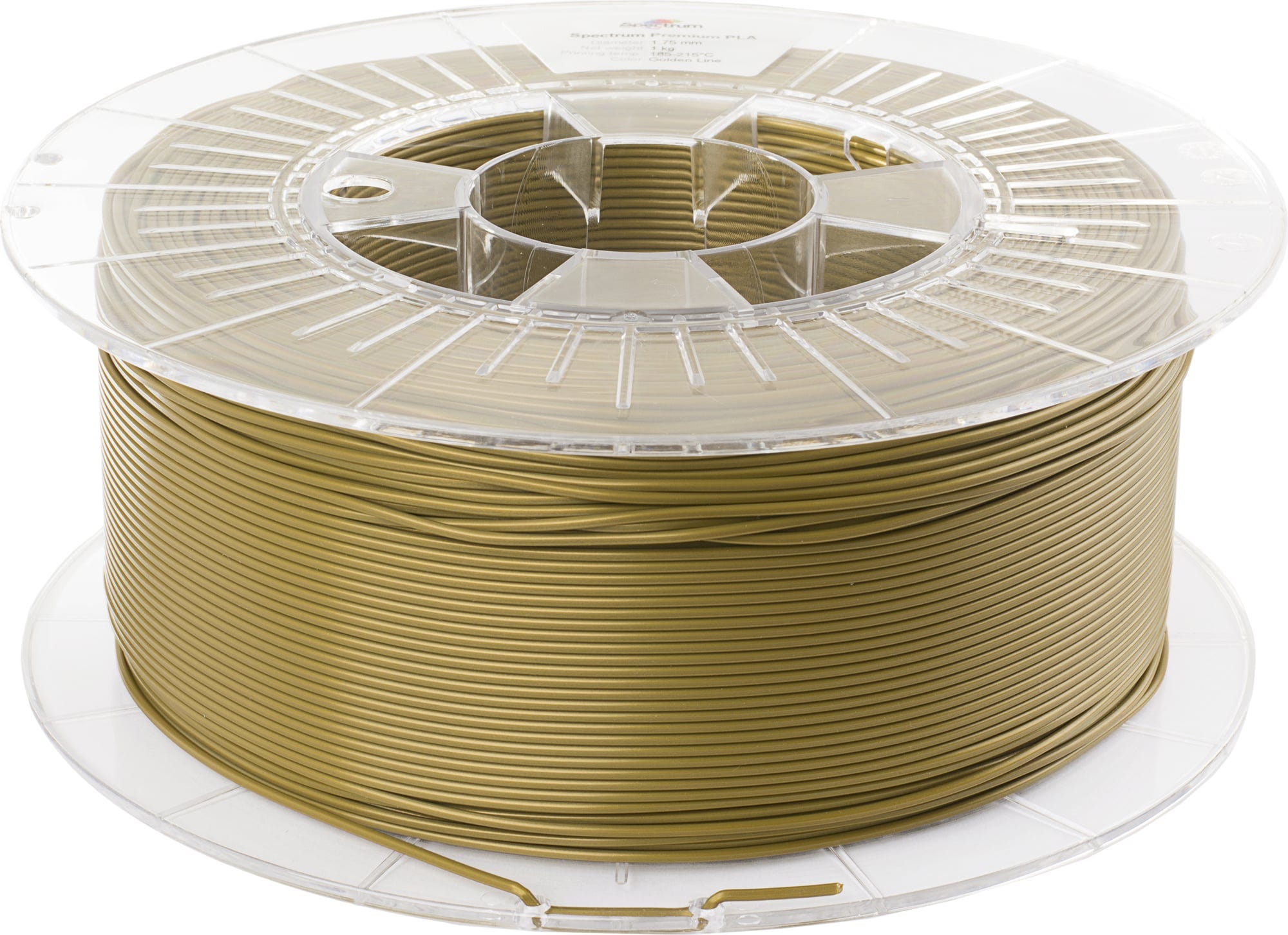 Spectrum  PLA Premium Golden Line, 1,75 mm / 1000 g    Verzugsfreies PLA in guter Qualität