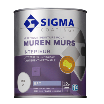 Sigma muurverf reinigbaar 1 liter