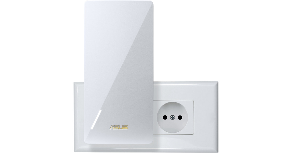 ASUSRP-BE58 BE3600 Dual-Band WiFi 7 (802.11be) Range Extender/AiMesh Extender repeater  (Wit)