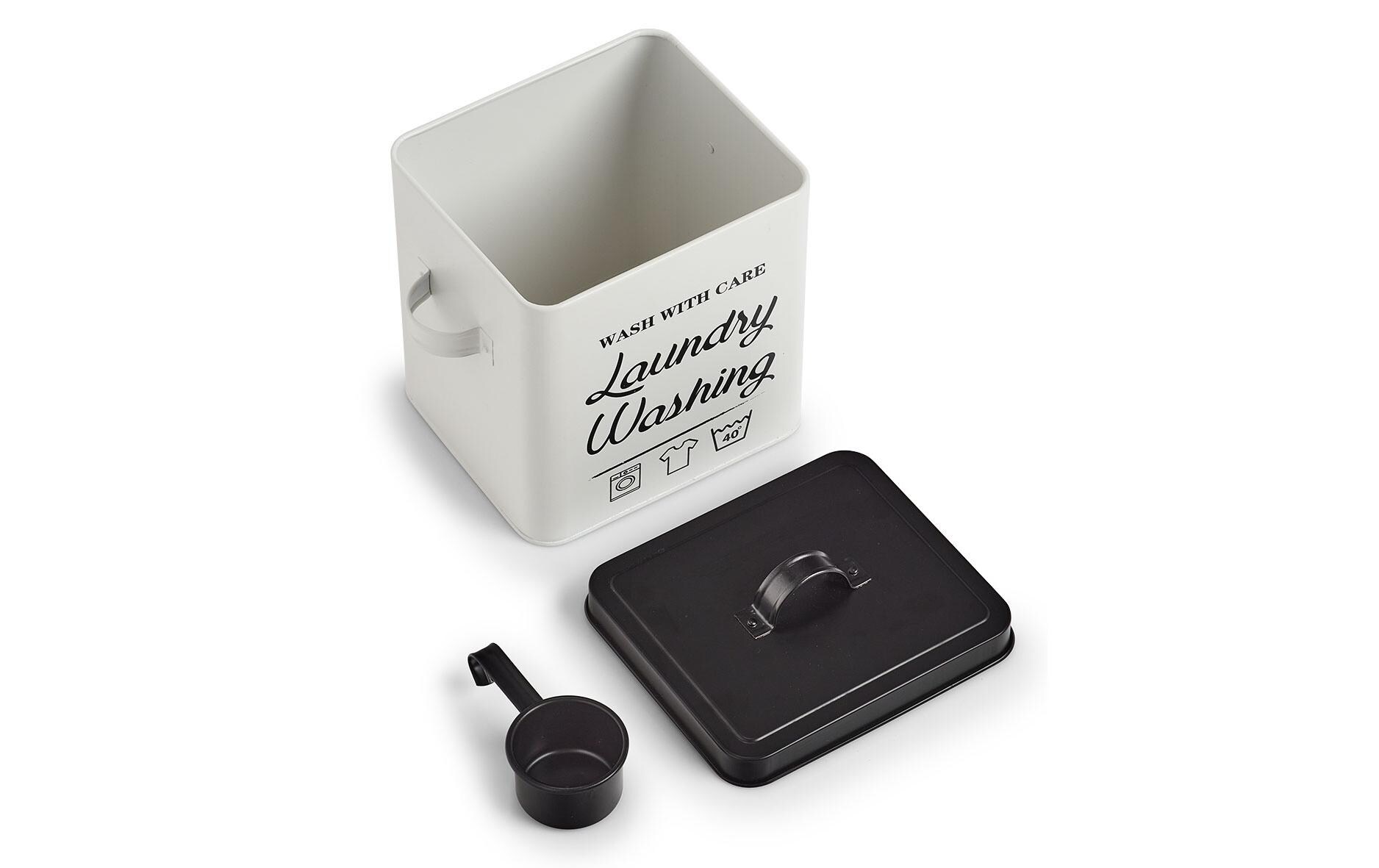 Waschmittelbox Laundry 7 l, WeissAufbewahrungsbox für Waschmittel