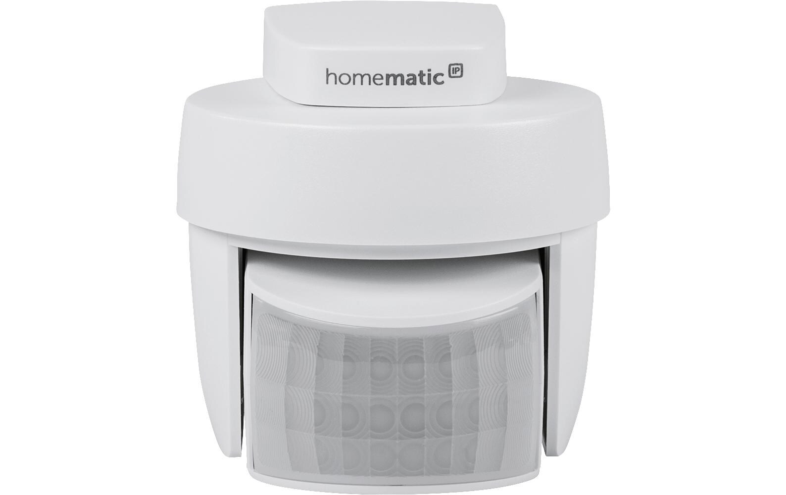 Smart Home Funk-Bewegungsmelder mit Dämmerungssensor AussenErfasst Bewegungen und erkennt Helligkeitsunterschiede, weiss – HmIP-SMO-2