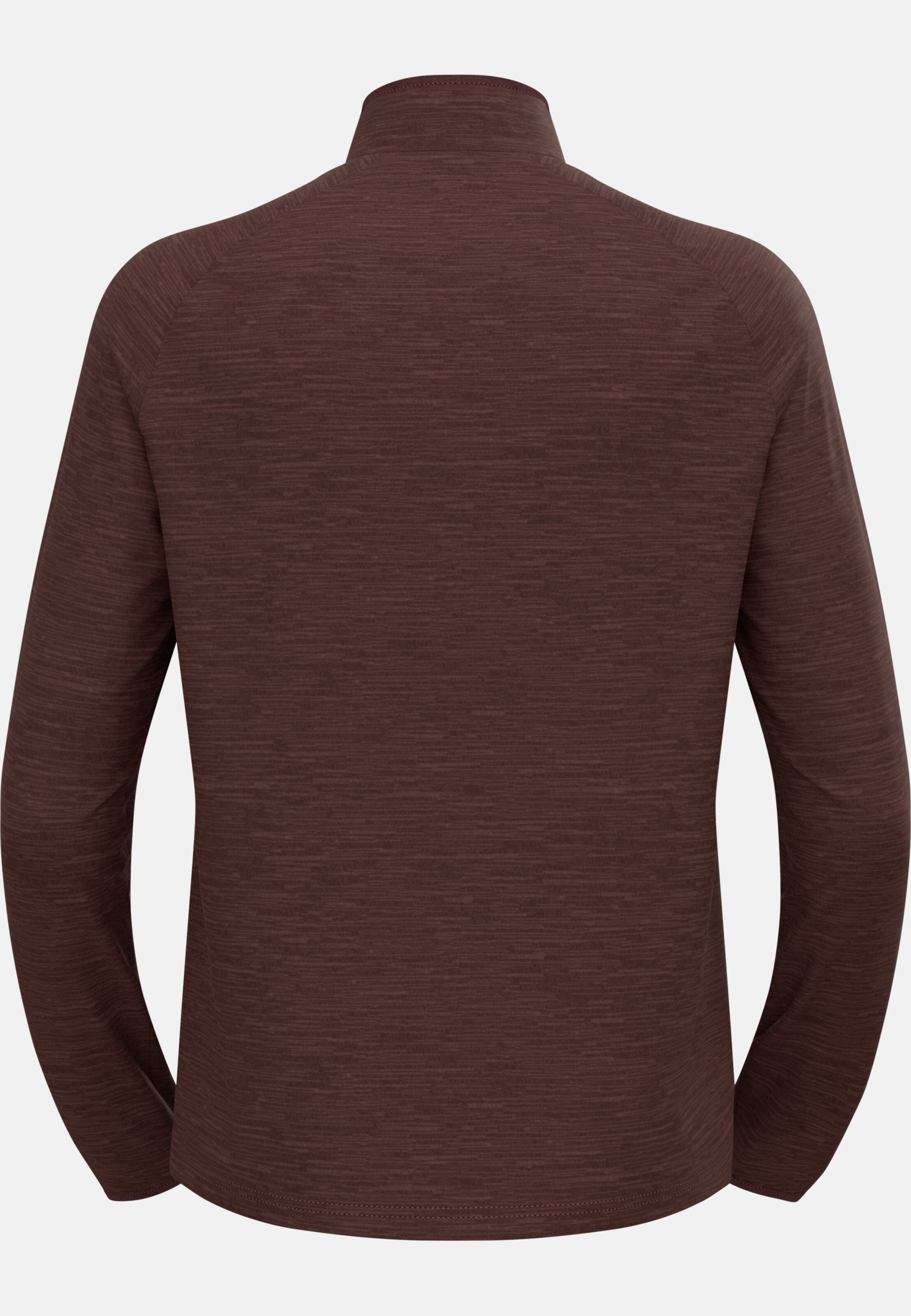 Herren Run Easy Mid Layer Oberteil in fudge melange