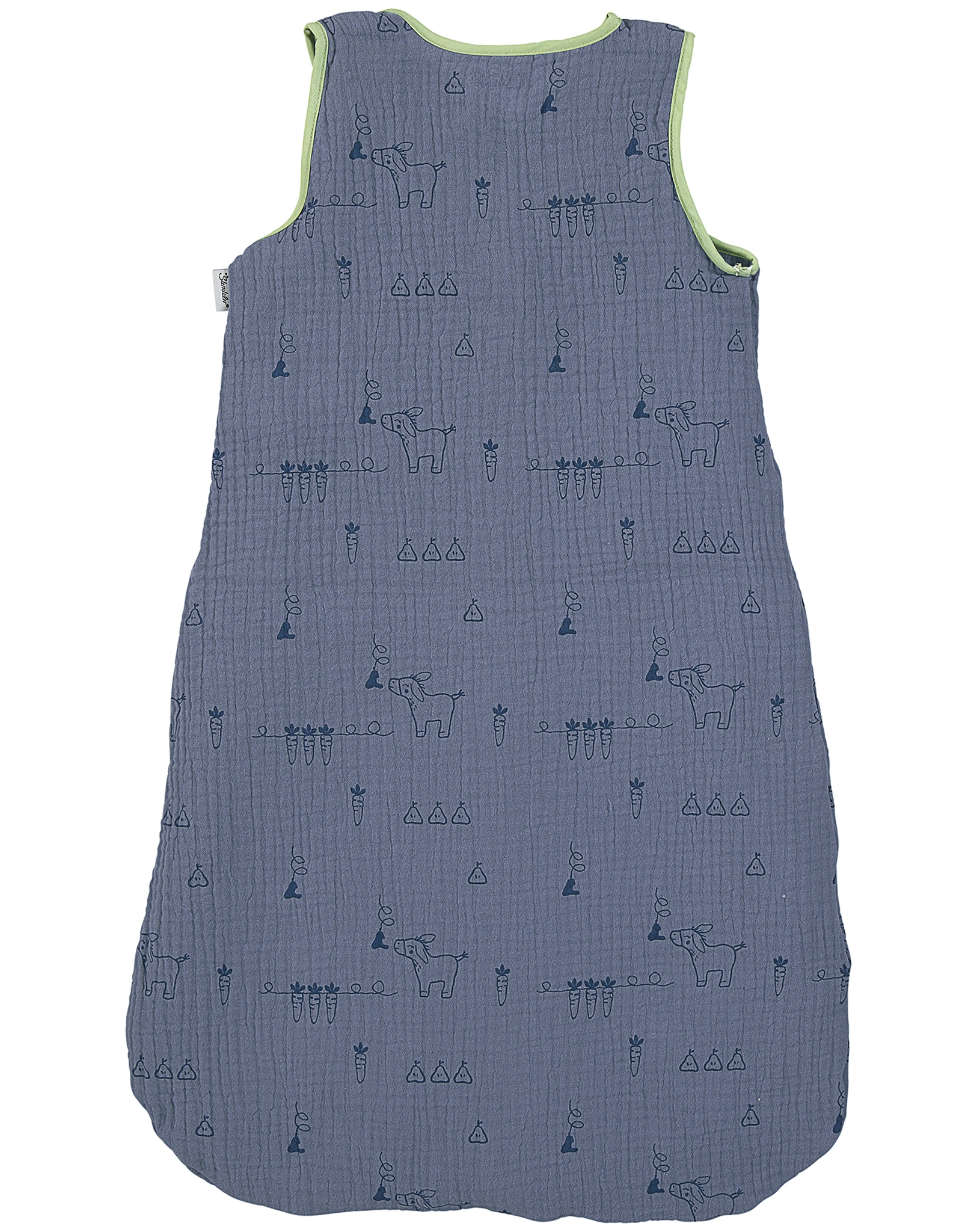 Musselin-Schlafsack EMMIS GARDEN in blau