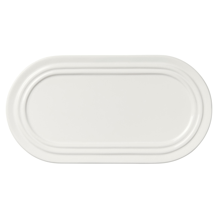 Broste Copenhagen Stevns serveerschaal 14,5x27,5 Chalk White