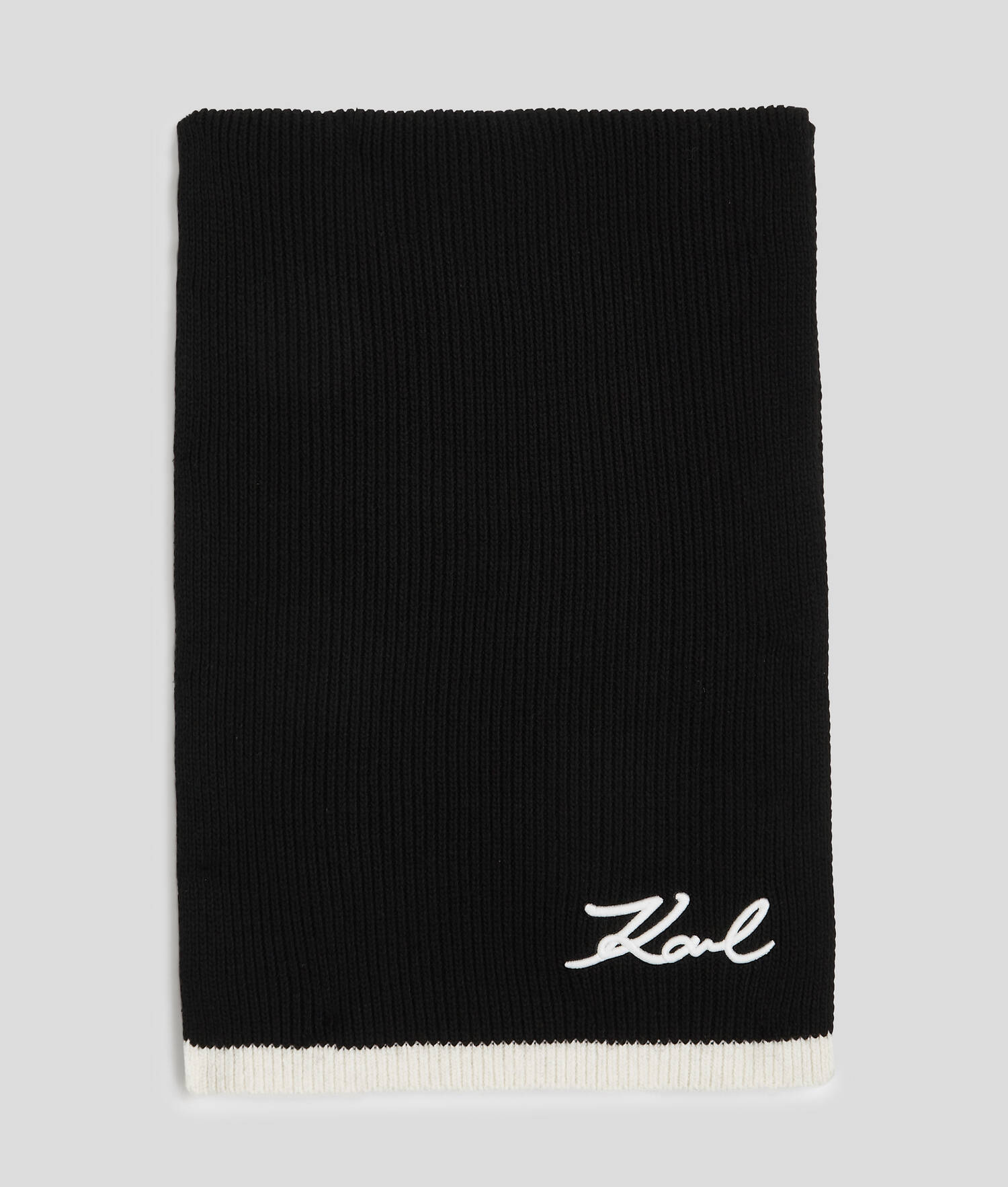 ÉCHARPE EN TRICOT K/SIGNATURE