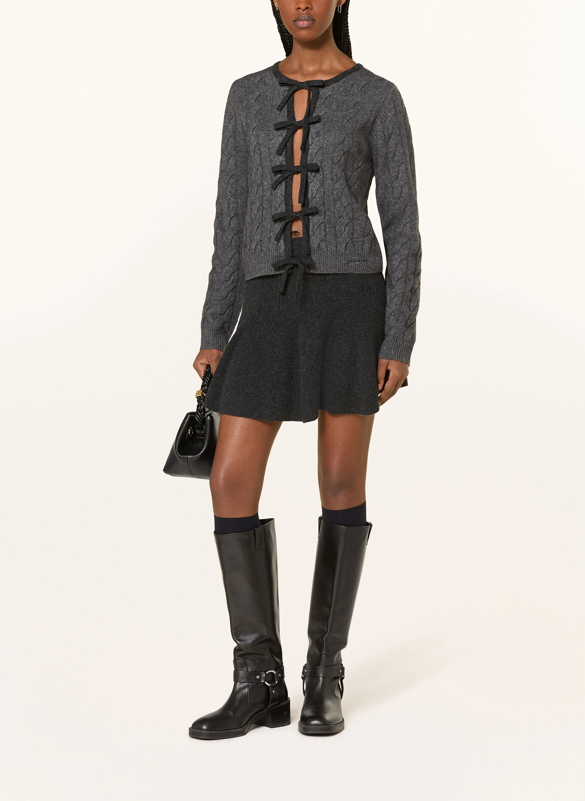 GANNI Strickrock mit Cashmere