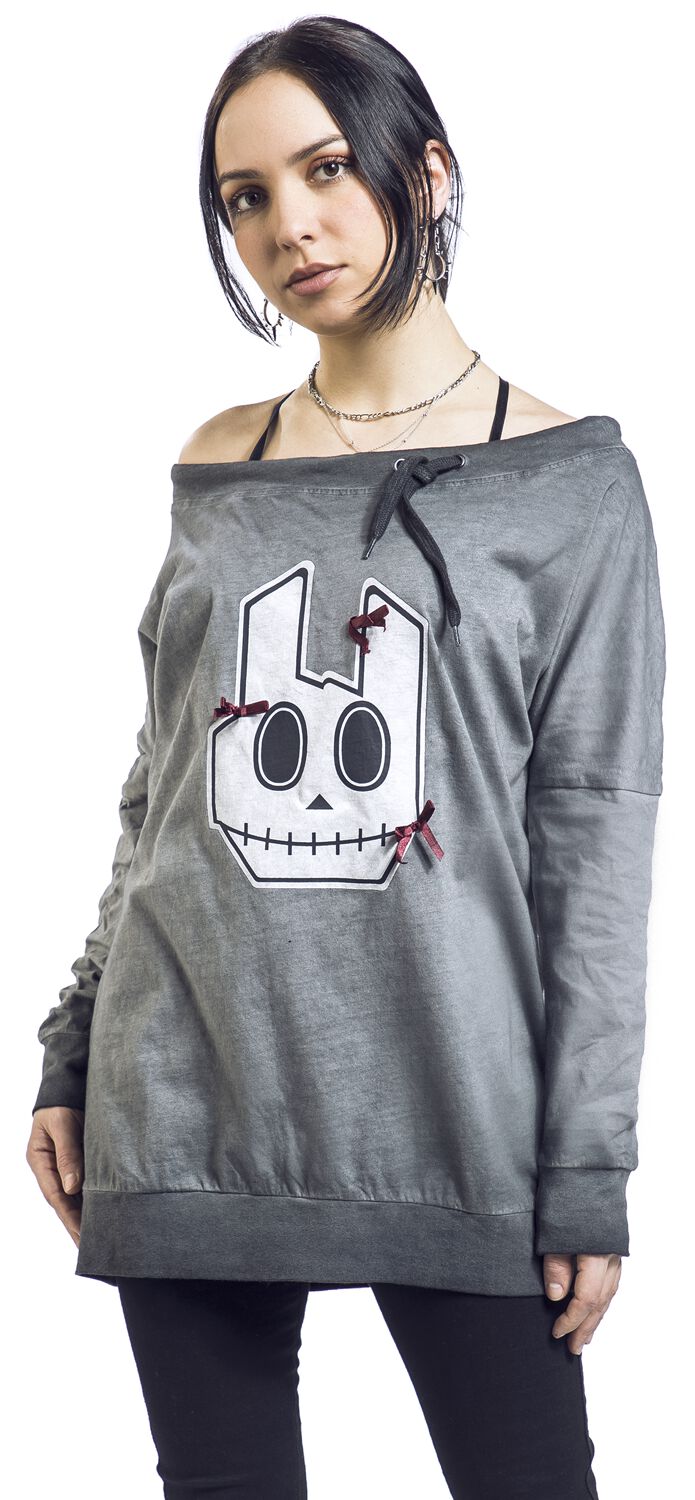 Haut manches longues avec imprimé rock hand | Collection EMP Stage T-shirt manches longues