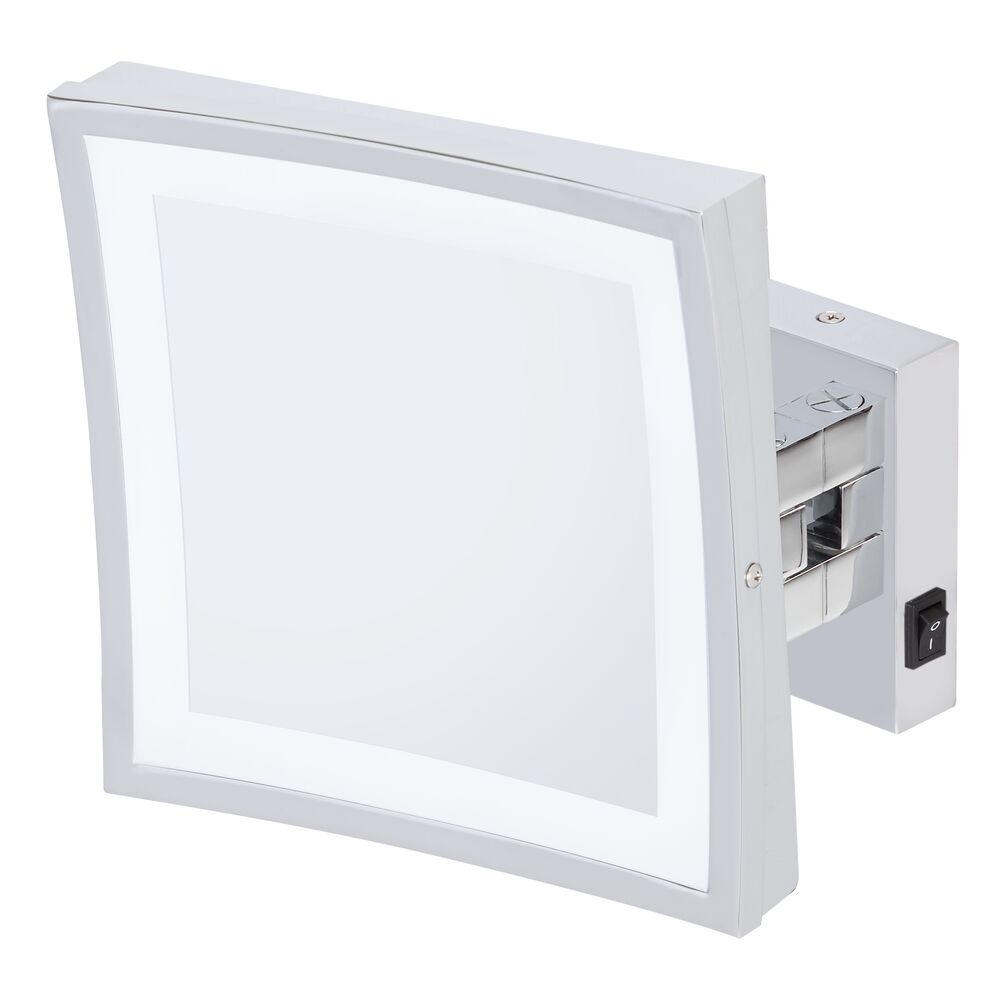 Geesa Mirror scheerspiegel 2-armig 5x vergrotend chroom