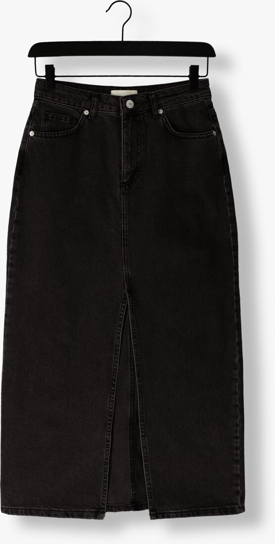 NOTRE-V grijze notre-v midirok denim maxi skirt