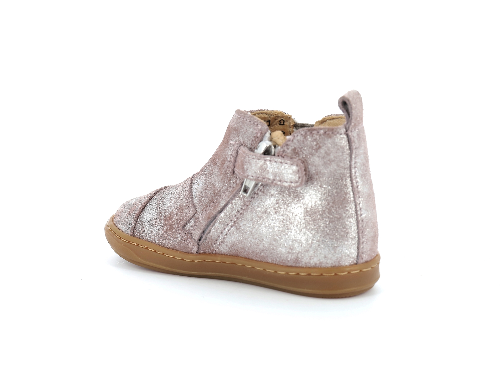 Shoopom-BOUBA NEW APPLE Cuir Argent
