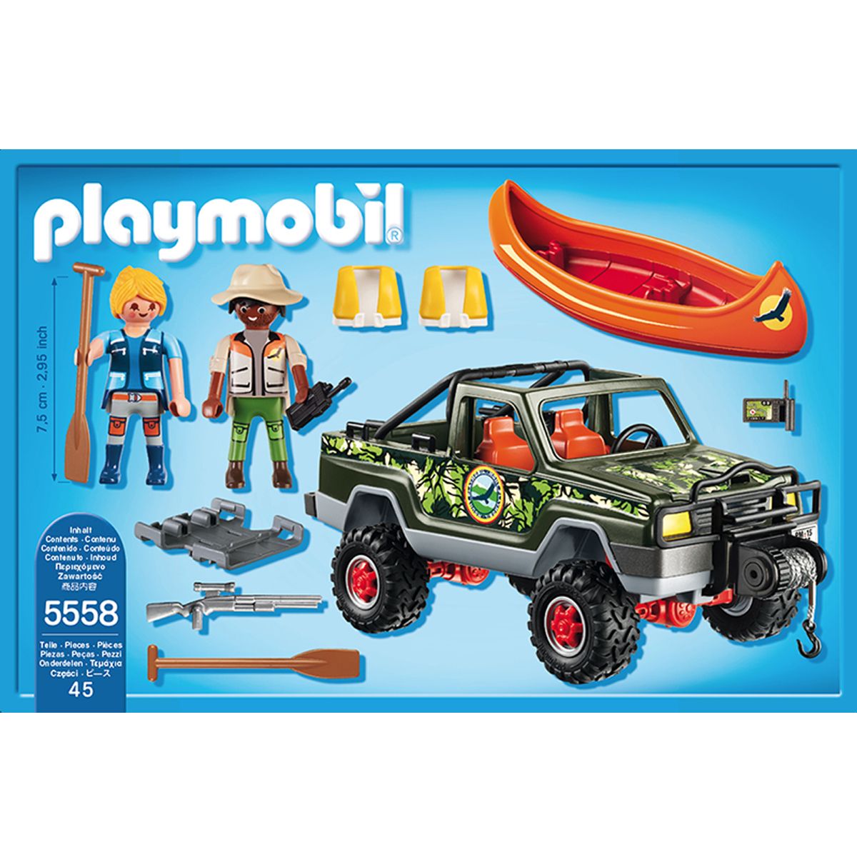 Pick-up des aventuriers Playmobil Wild Life 5558