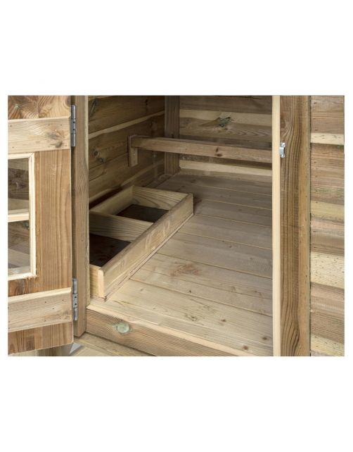 Voldux Dierenverblijf Dennis - Dierenverblijf - 202x117x162 cm Naturel