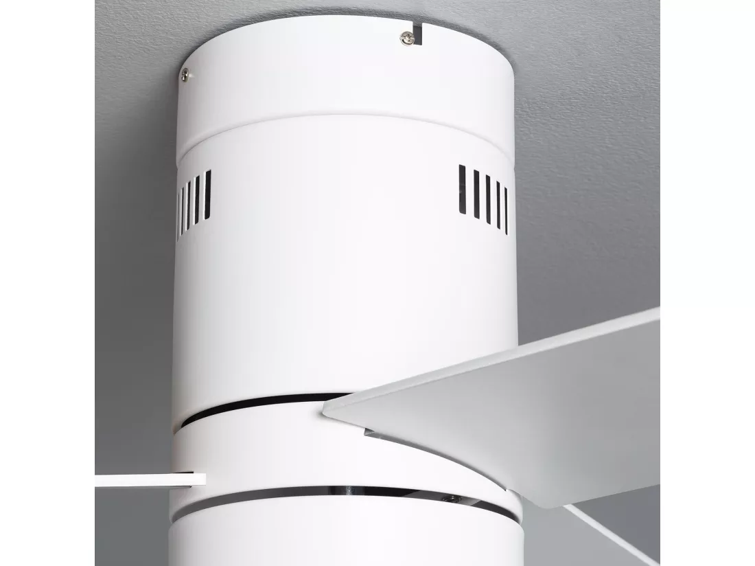 Ventilateur de Plafond Silencieux Blanc Tydir 132cm Moteur DC Blanc
