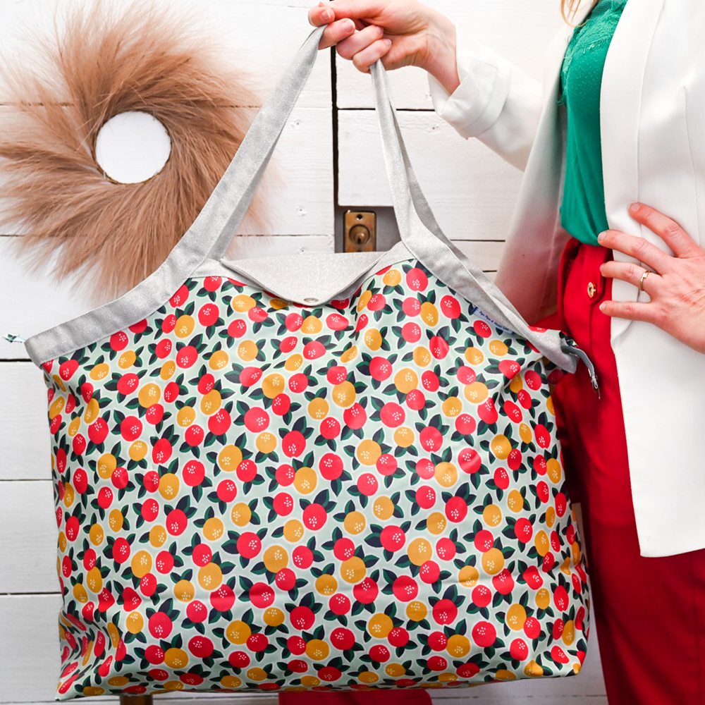 Sac Cabas Grand Agrumes Pop