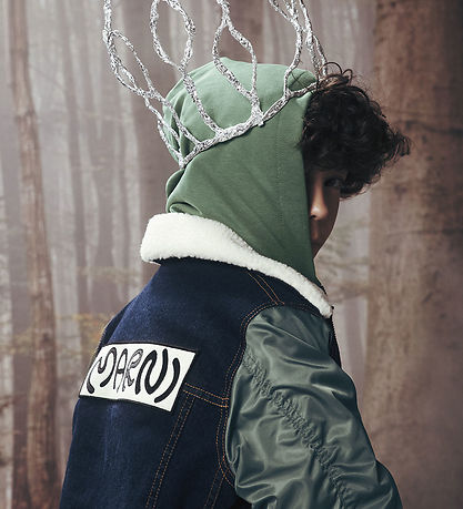 Marni Dynejakke - Denim - M?rkebl?/Army Grøn
