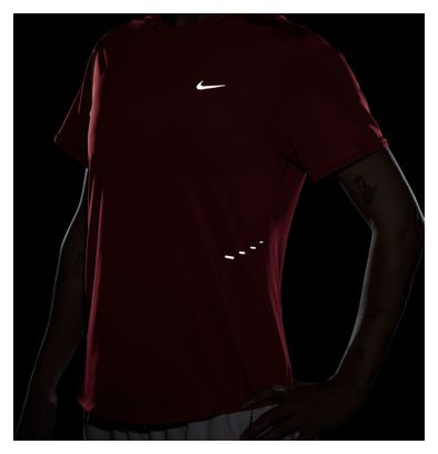 Maillot manches courtes Nike Dri-Fit Swift Rouge Femme