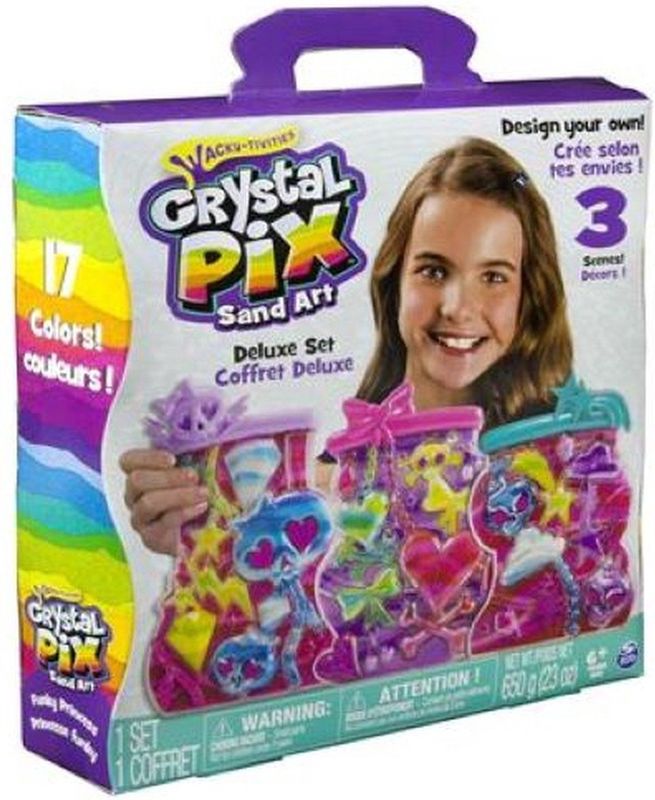 Spin Master Hobbyset Crystal Pix Sand Art Deluxe Set Assorti