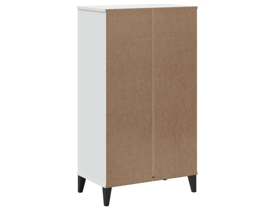 VIDAXL - Armoire à chaussures viken blanc bois de pin solide