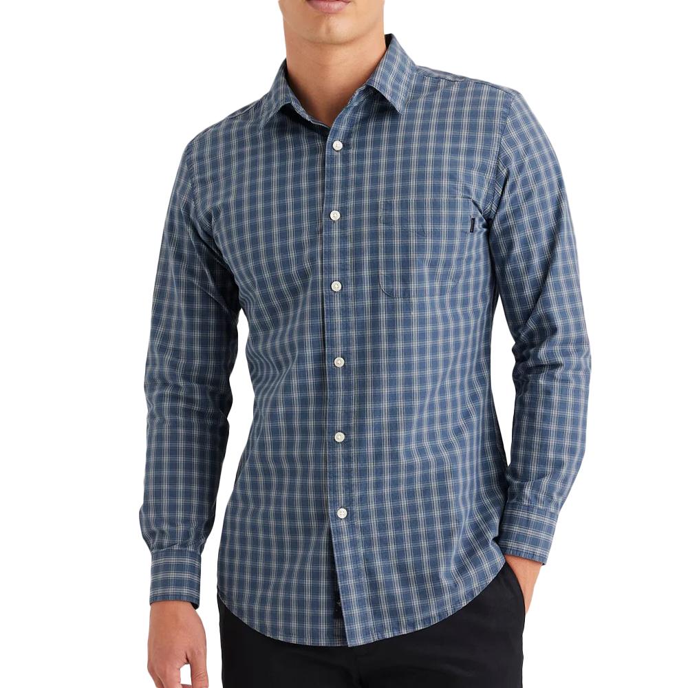 Dockers Chemise Bleu à Carreaux Homme Dockers Woven