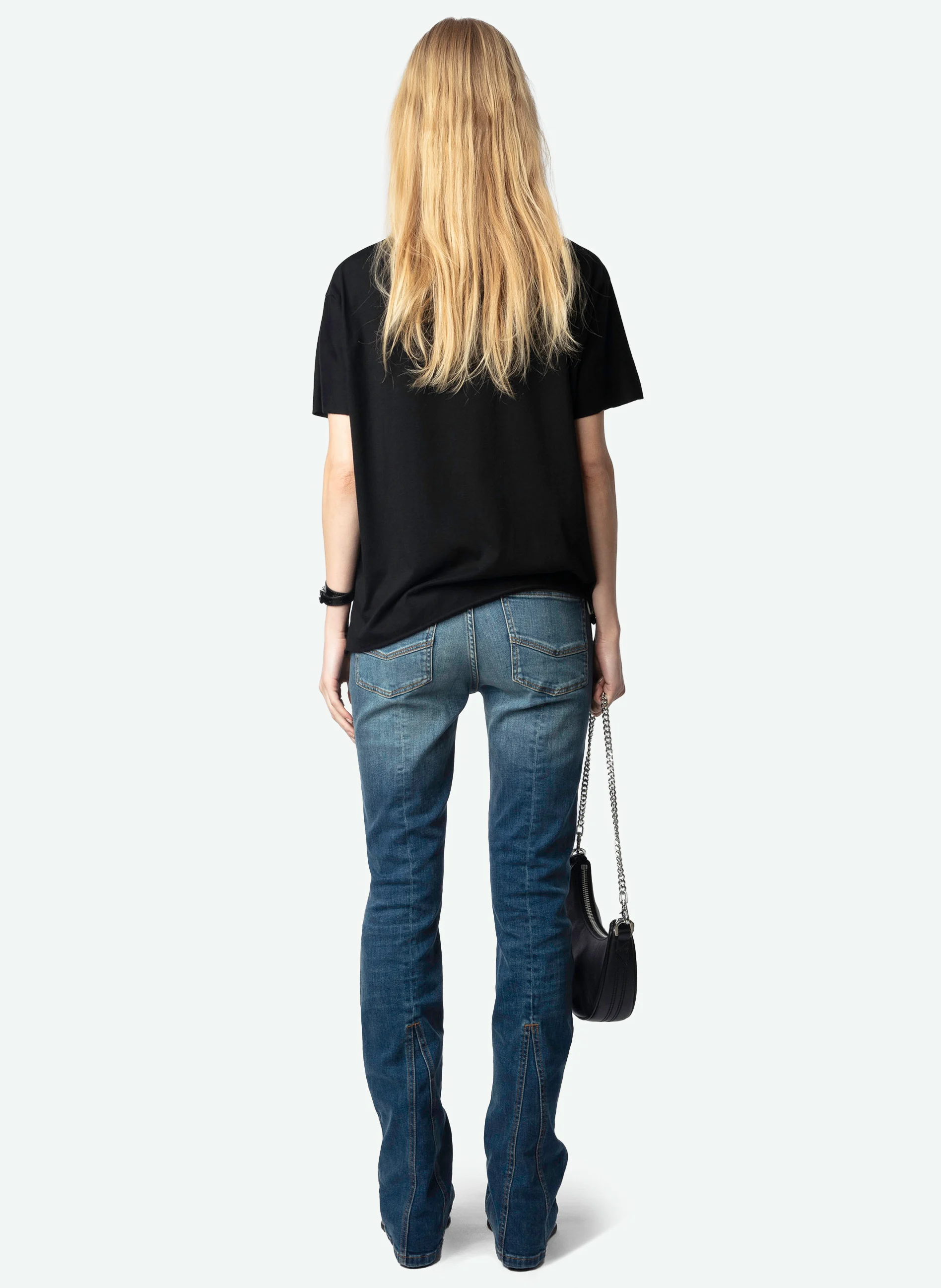 TOMMER - Tee-shirt imprimé en coton bio | Noir