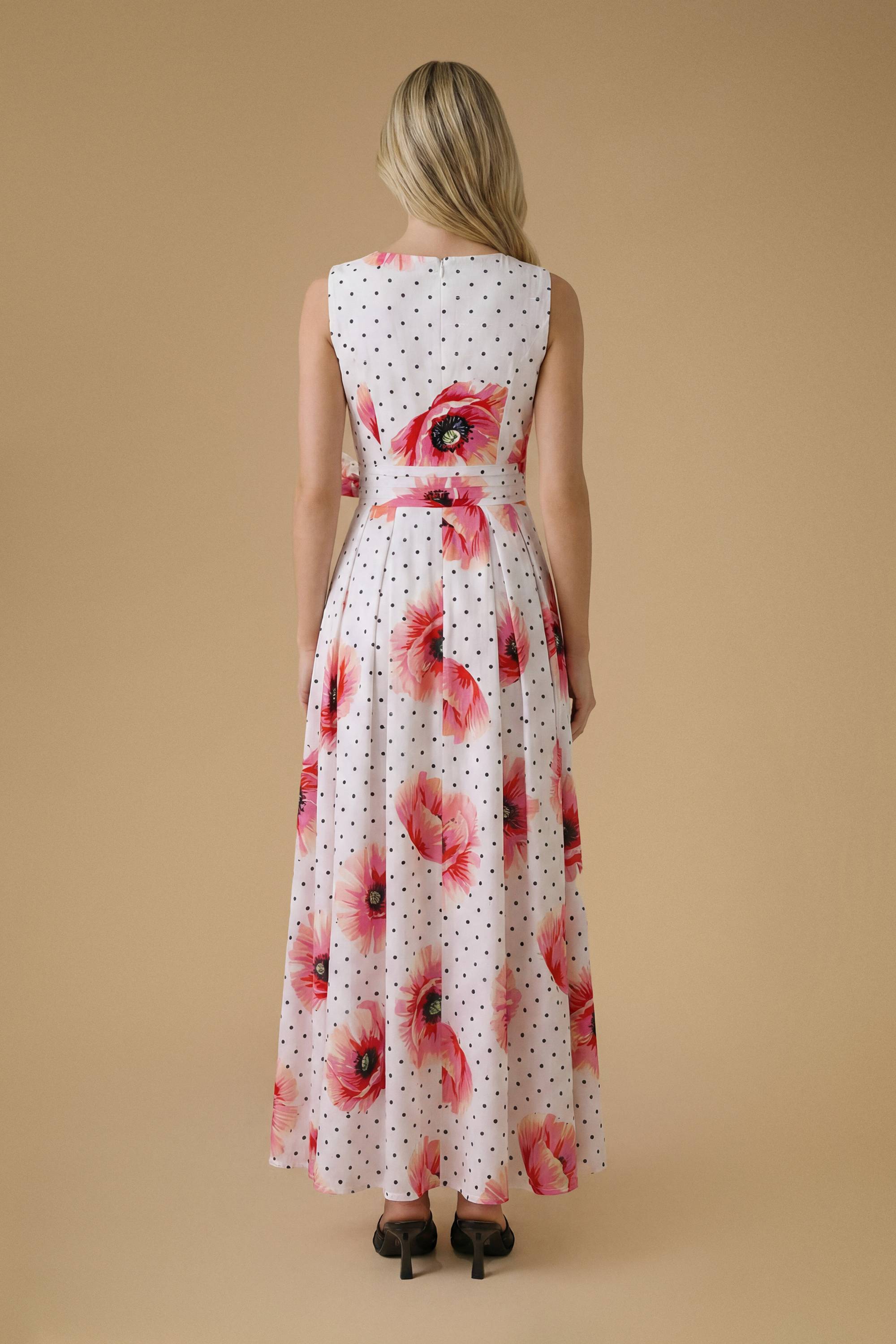 Oasis Robe Maxi En Coton À Encolure Carrée Pour Grandes Occasions