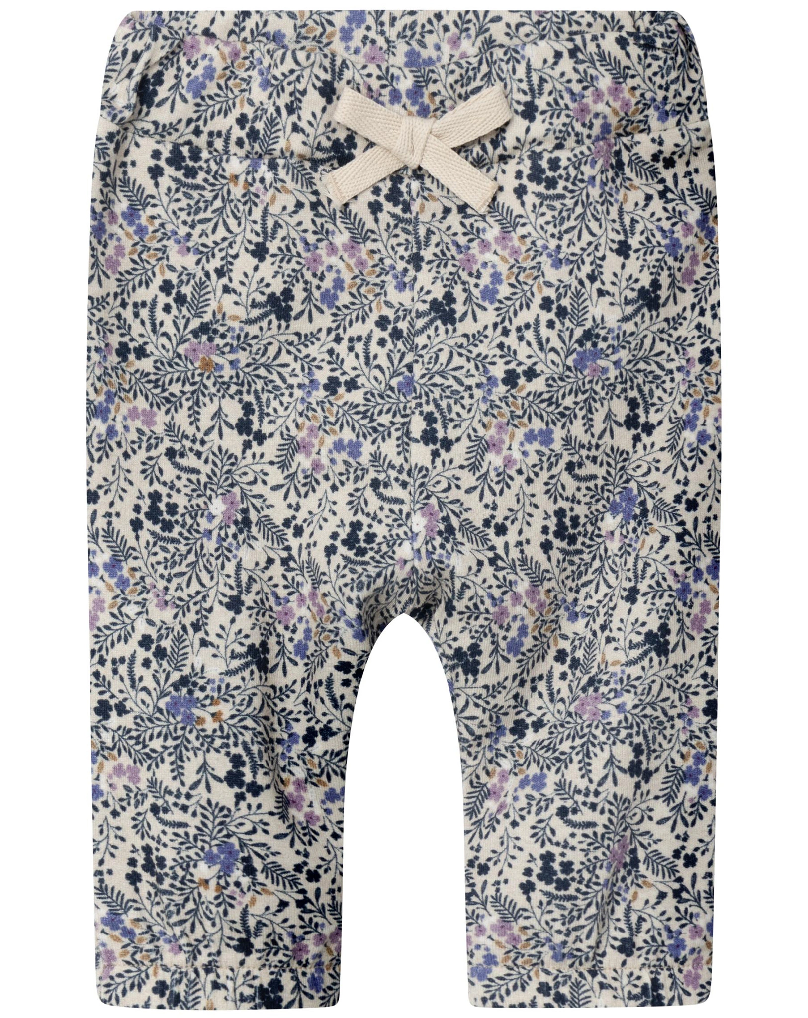 Stoffhose NBFSOBIA FLOWERS in peyote melange