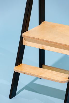 Duck Woodworks Sammenleggbar Læringstårn, Svart