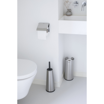 Brabantia ReNew WC Rolhouder - met Klep - Matt steel