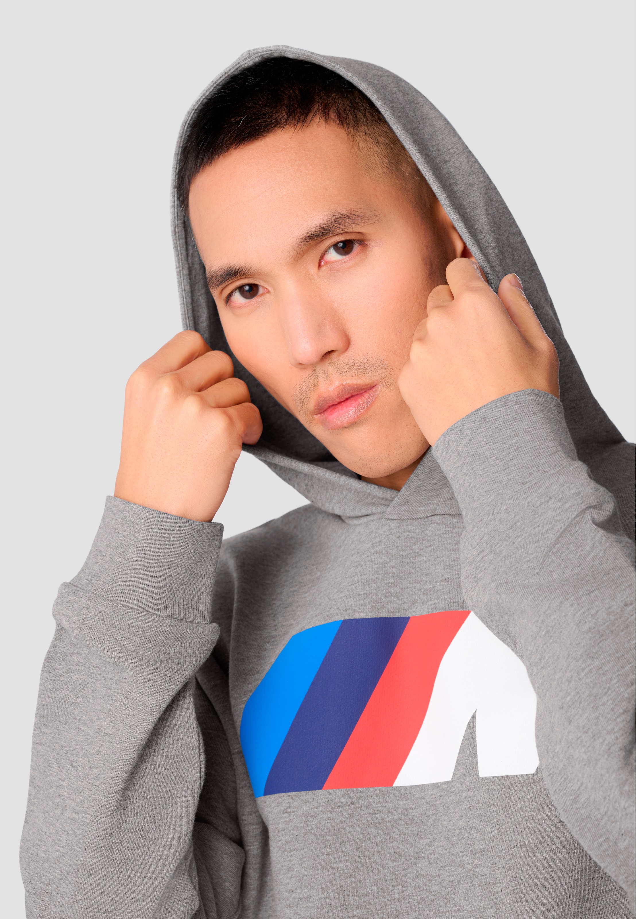 BMW Hoodie , mit BMW M Logo Puff-Druck auf der Brust