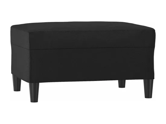 Repose-pied Noir 70x55x41 cm Similicuir