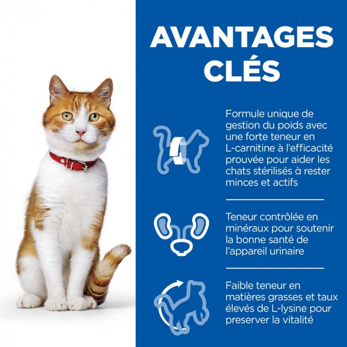 HILL'S Science Plan Sterilised Adult au Thon - Croquettes pour chat