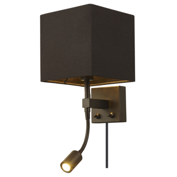 Karwei wandlamp Leo zwart