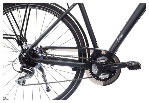 Vélo de Ville Bicyklet Léon Shimano Acera/Altus 8V 700 mm Noir Mat - Produit Reconditionné