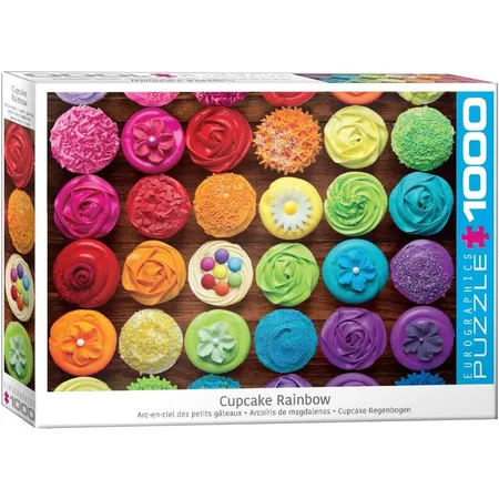 Eurographics Cupcake Regenbogen, 1000 Teile