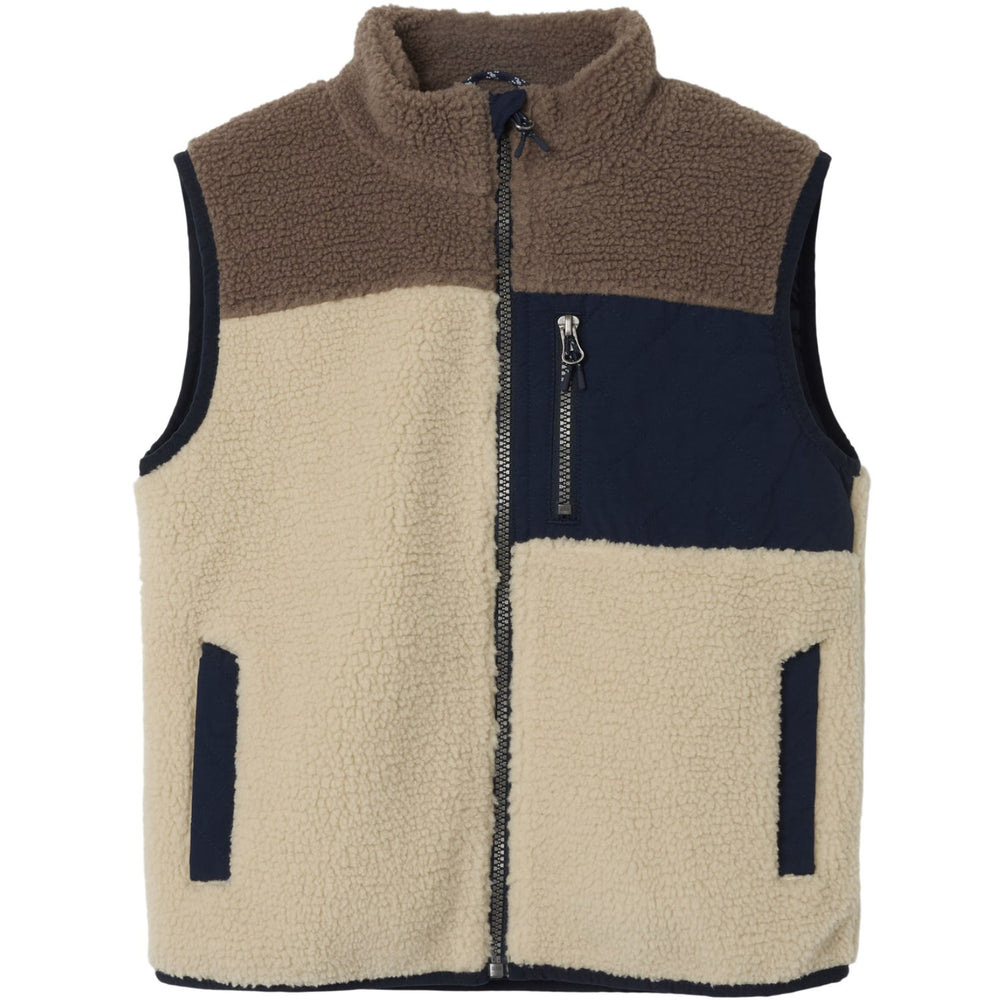 Køb Name It Fog Monico Teddy Vest