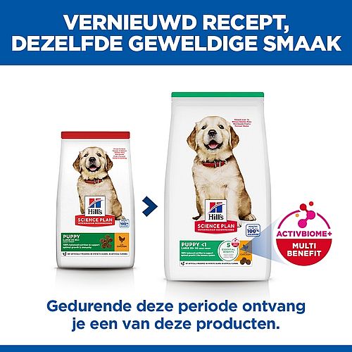 Hill's Science Plan Large Breed Puppyvoer Kip