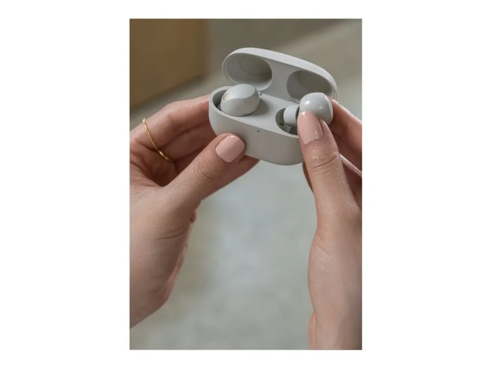 [OUTLET] - Sony WF-1000XM5 - Ægte trådløse øretelefoner med mik. - i øret - Bluetooth - aktiv støjfjerning - sølv
