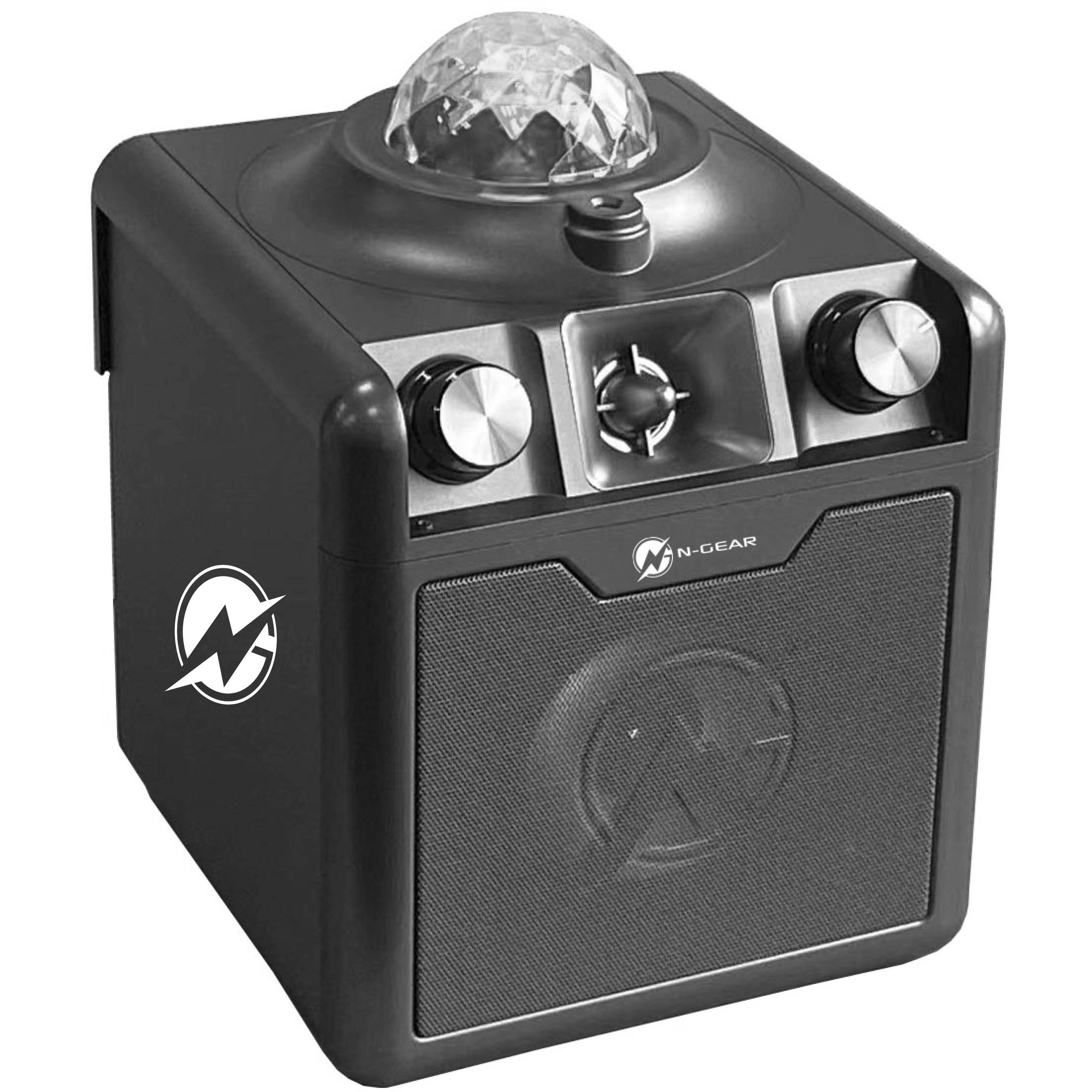 N-Gear Block Disco Star 710 Space Grey partyspeaker