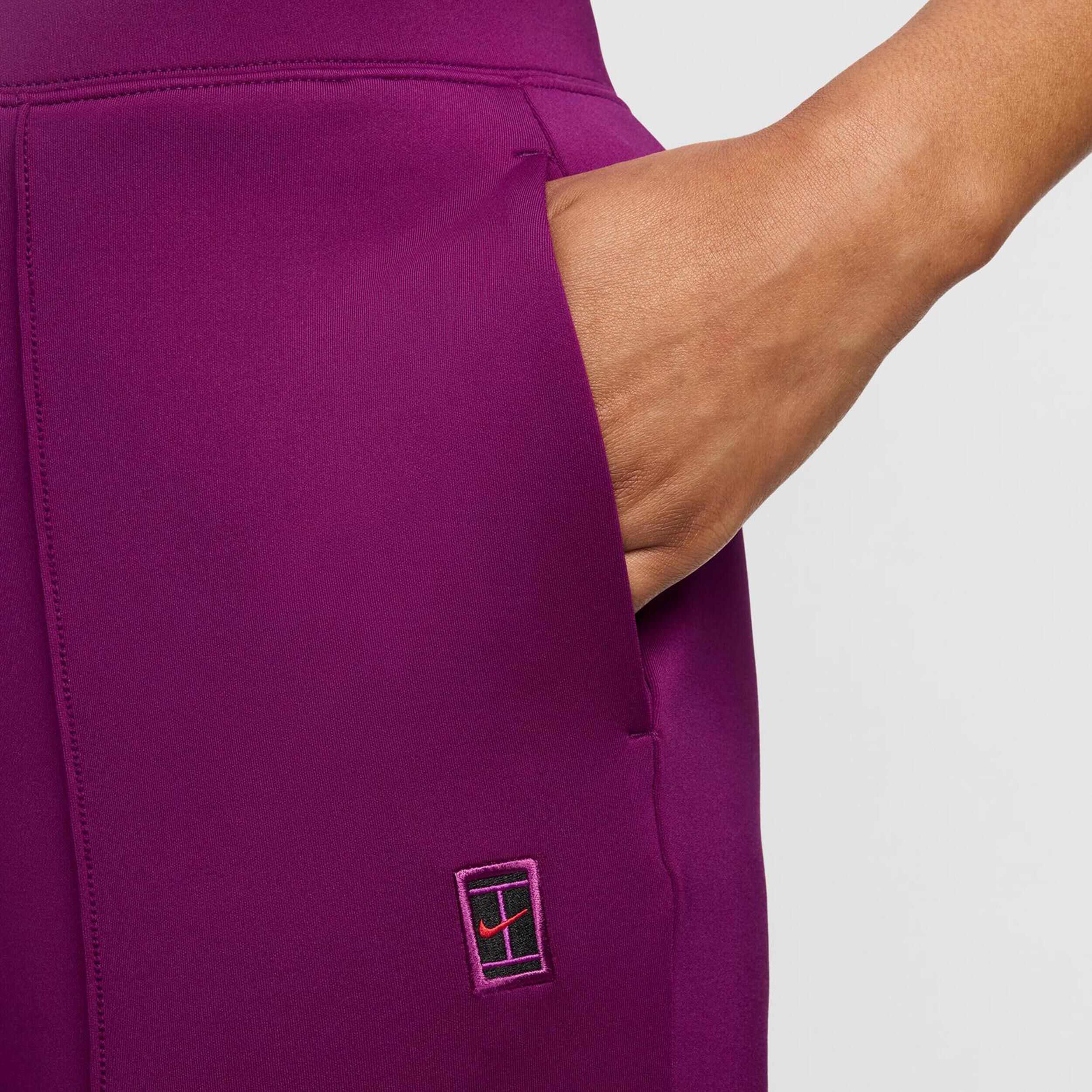 Nike Court Heritage Knit Pantalon Survêtement Femmes - Berry