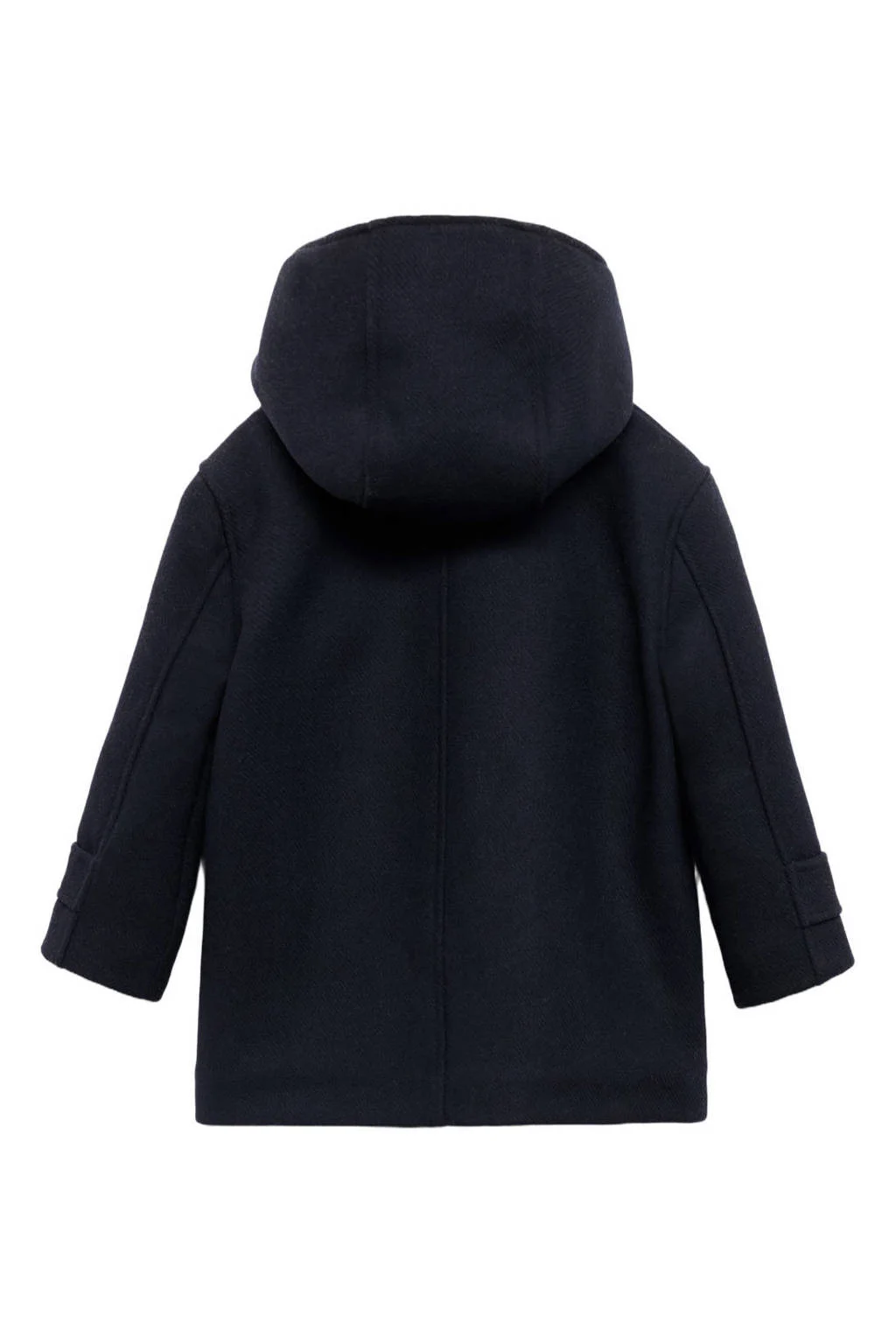Mango Kids manteljas winter met wol donkerblauw