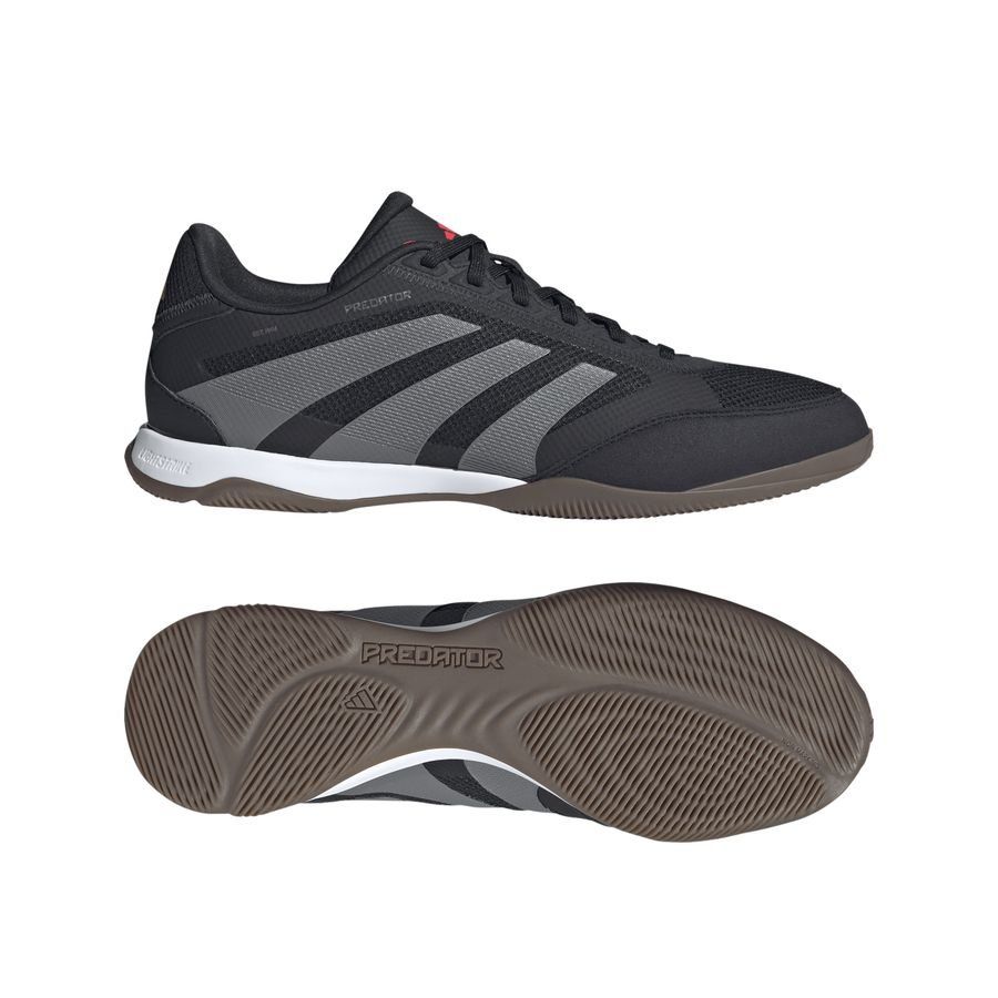 adidas Predator League IN Stealth Victory - Noir/Gris/Lucid Red