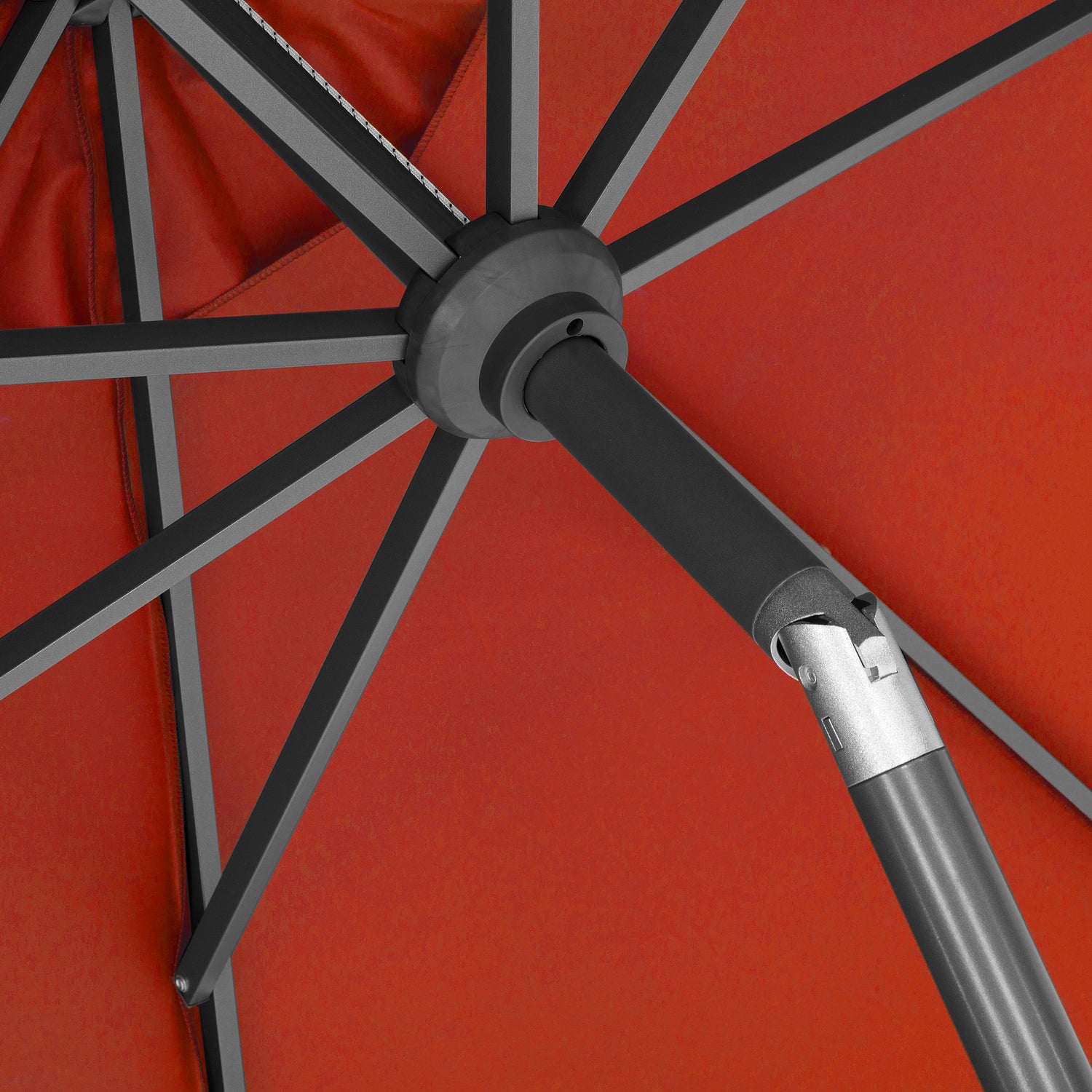 Intratuin parasol Trinidad terracotta 80+UV D 250 cm