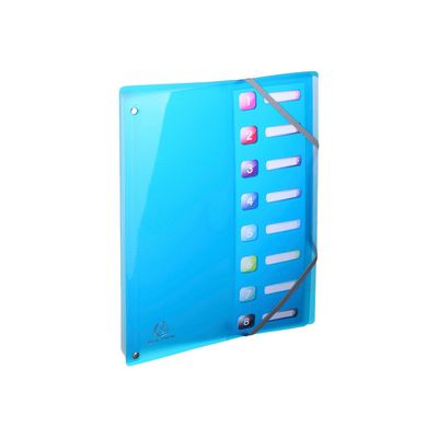 Exacompta Iderama - Trieur polypro 8 positions - disponible dans différentes couleurs