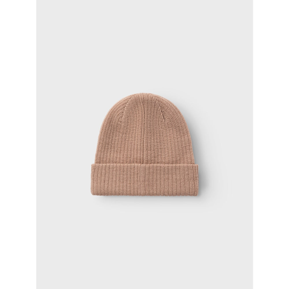 Køb Lil'Atelier Rugby Tan Nanson Strik Beanie