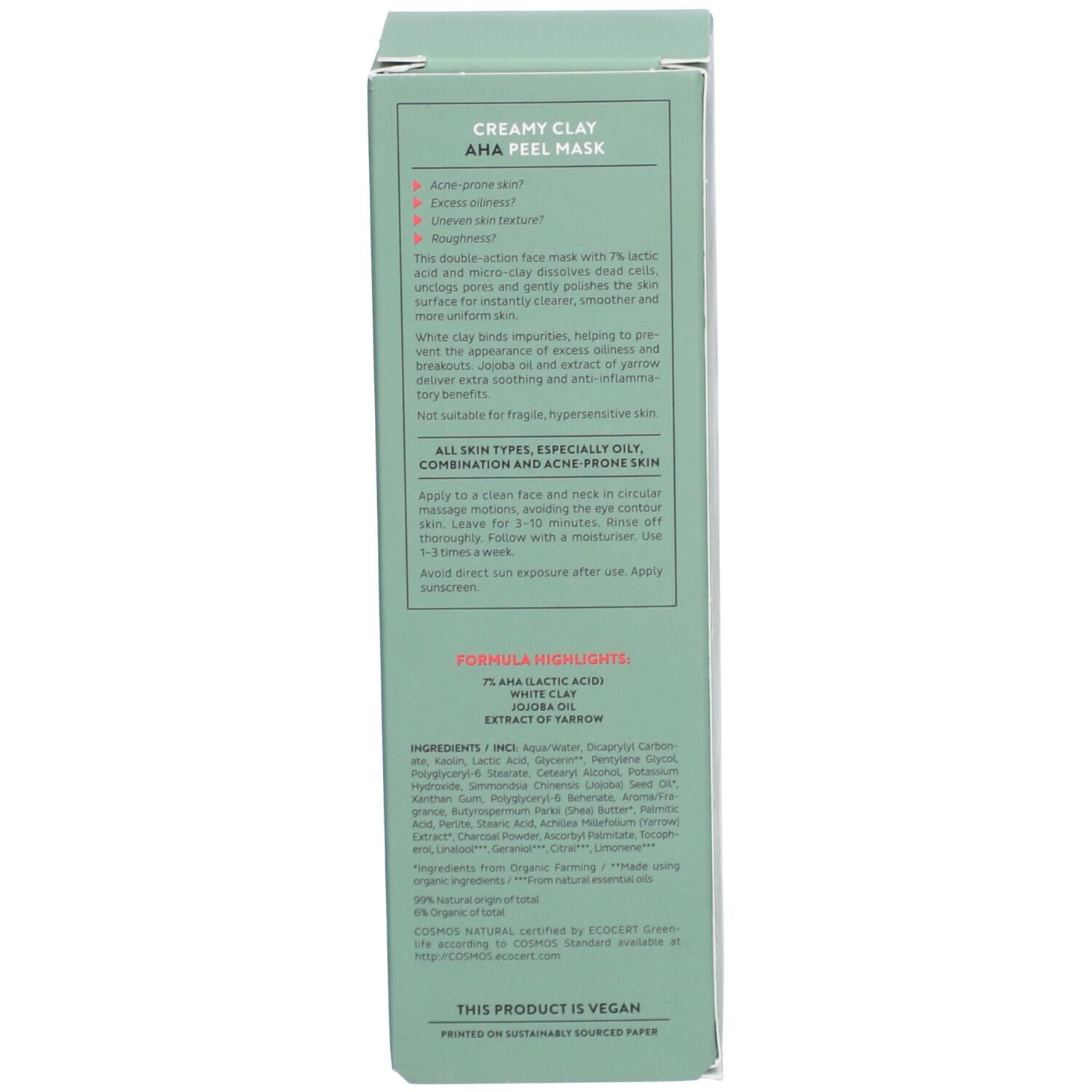 Madara ​PEEL Creamy Clay Aha Peeling-Maske 7% 60ml